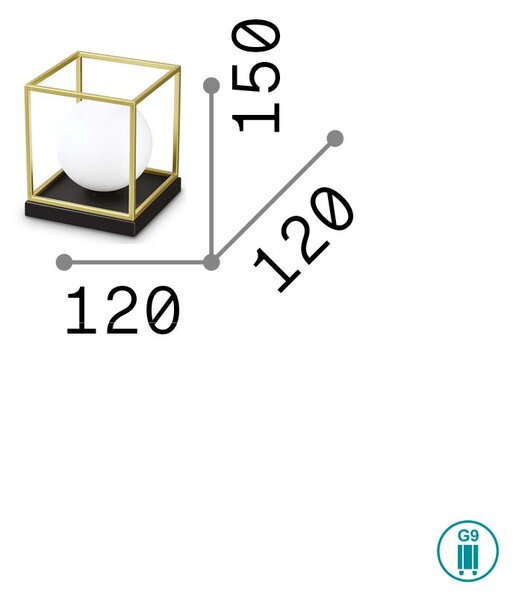 Φωτιστικό Επιτραπέζιο Ideal Lux Lingotto 259222