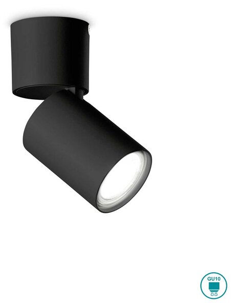 Φωτιστικό Σποτ Ideal Lux Toby 271545 Μαύρο