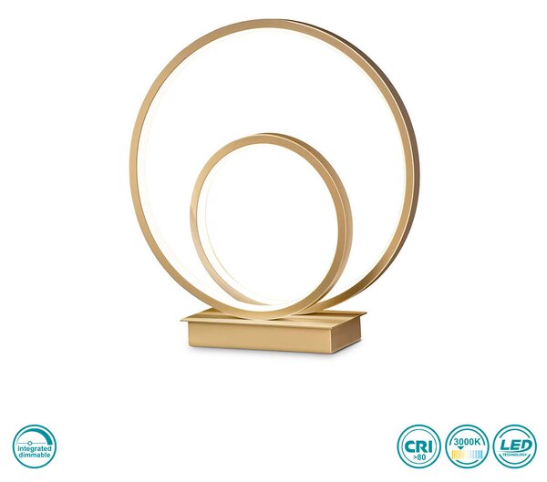 Φωτιστικό Επιτραπέζιο Ideal Lux Oz 269498 Χρυσό Ματ
