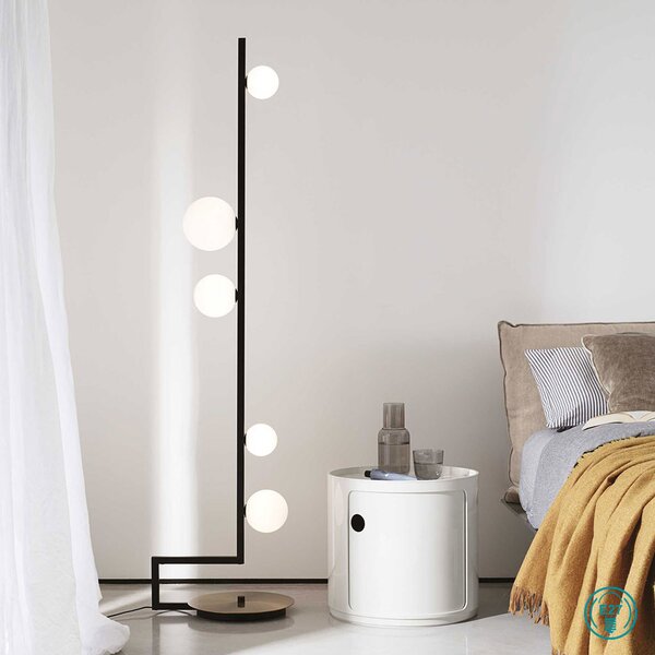 Φωτιστικό Επιδαπέδιο Ideal Lux Birds 273662 Μαύρο