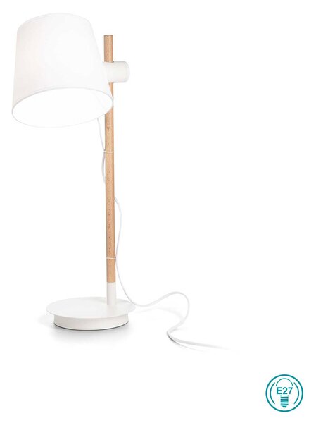 Φωτιστικό Επιτραπέζιο Ideal Lux Axel 282091 Λευκό