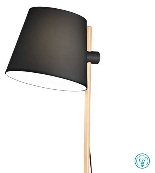 Φωτιστικό Επιδαπέδιο Ideal Lux Axel 282084 Μαύρο