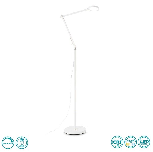 Φωτιστικό Δαπέδου Ideal Lux Futura 272085 Λευκό