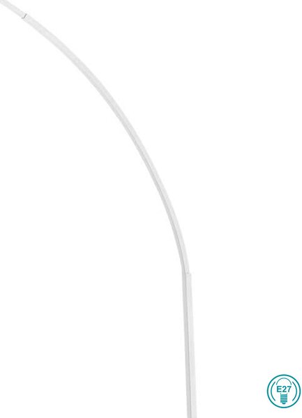 Φωτιστικό Δαπέδου Ideal Lux Dorsale 286686-046723 Λευκό