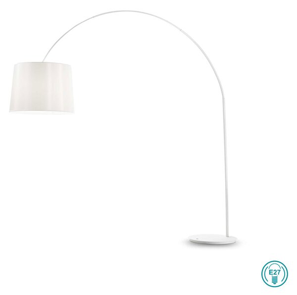 Φωτιστικό Δαπέδου Ideal Lux Dorsale 286686-046723 Λευκό