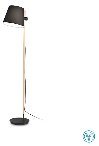 Φωτιστικό Επιδαπέδιο Ideal Lux Axel 282084 Μαύρο