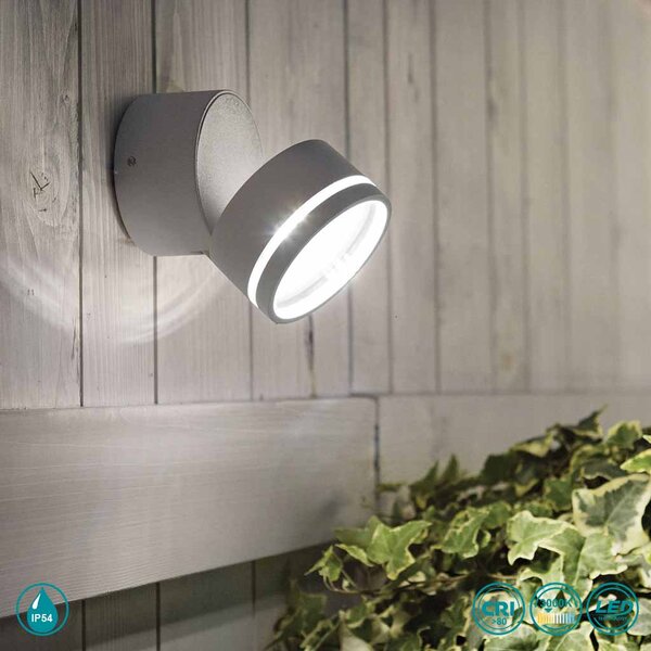Φωτιστικό Σποτ Εξωτερικού Χώρου Ideal Lux Omega Round 285474 Λευκό (3000K)