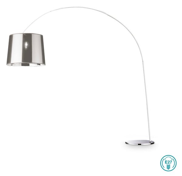 Φωτιστικό Δαπέδου Ideal Lux Dorsale 286662-041742 Χρώμιο