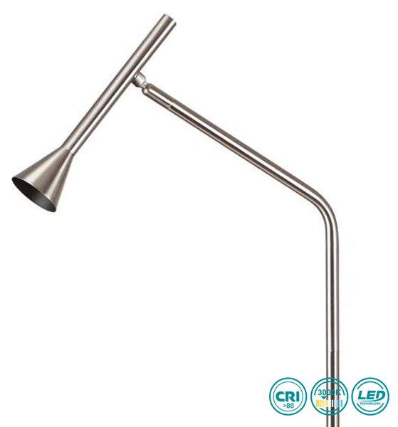 Φωτιστικό Επιδαπέδιο Ideal Lux Diesis 285337 Νίκελ Ματ (3000Κ)