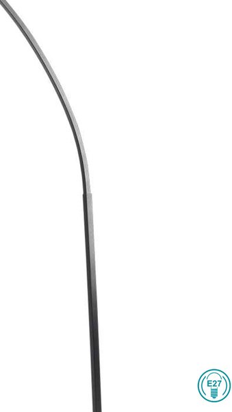 Φωτιστικό Δαπέδου Ideal Lux Dorsale 286679-046471 Μαύρο