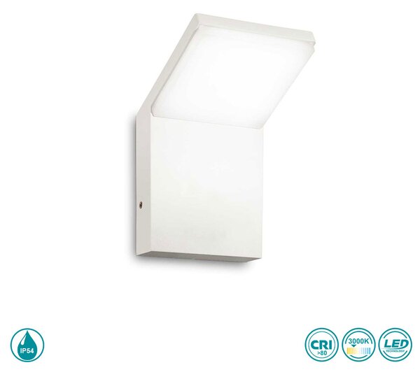 Απλίκα Εξωτερικού Χώρου Ideal Lux Style 269139 Λευκό 3000Κ