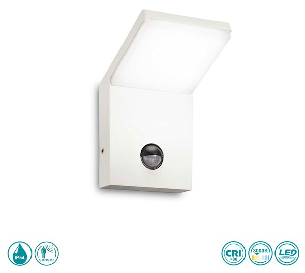 Απλίκα Εξωτερικού Χώρου Ideal Lux Style 269146 Λευκό 3000Κ