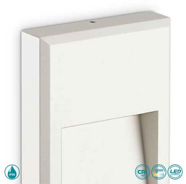 Απλίκα Εξωτερικού Χώρου Ideal Lux Febe 268361 Λευκό