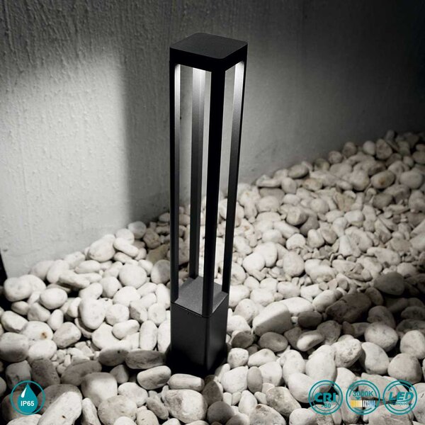 Κολωνάκι Εξωτερικού Χώρου Ideal Lux Tifone 250953 Ανθρακί 3000K