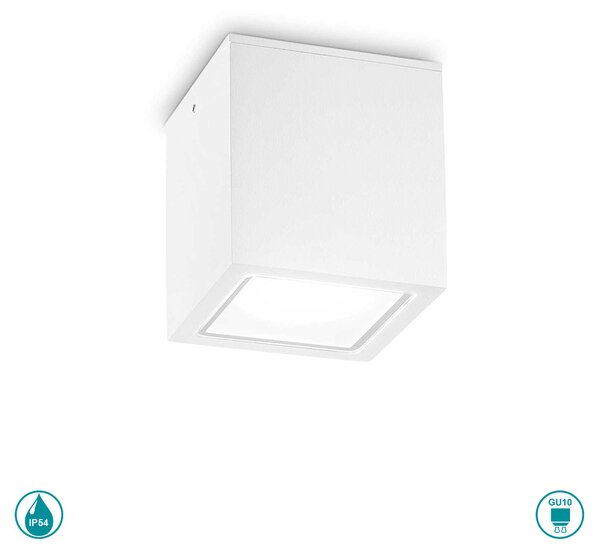 Φωτιστικό Σποτ Εξωτερικού Χώρου Ideal Lux Techo 251523 Λευκό