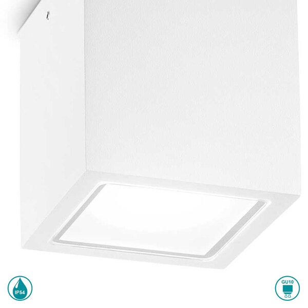 Φωτιστικό Σποτ Εξωτερικού Χώρου Ideal Lux Techo 251523 Λευκό