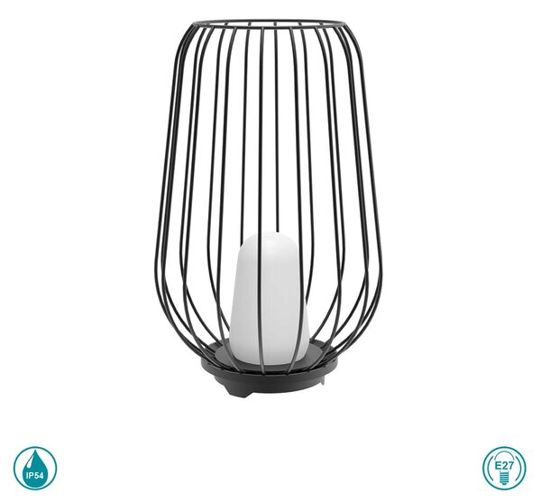 Λάμπα Δαπέδου Εξωτερικού Χώρου Sun Light Korb KORB-500 Σκούρο Γκρι