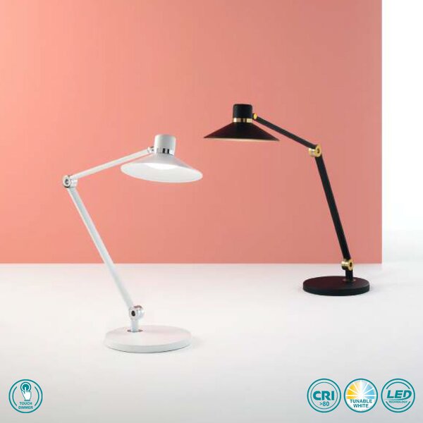 Φωτιστικό Επιτραπέζιο Fabas Luce Panaera 3675-30-101 Μαύρο