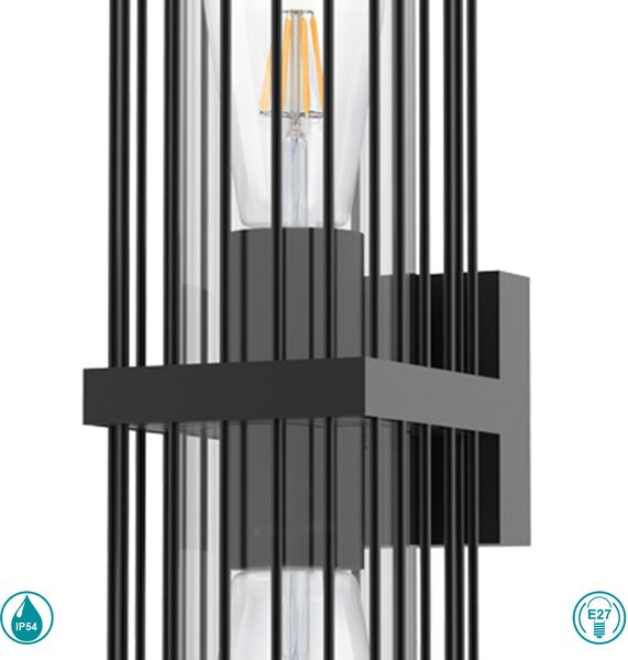 Απλίκα Εξωτερικού Χώρου Sun Light Celda CELDA-2W Σκούρο Γκρι