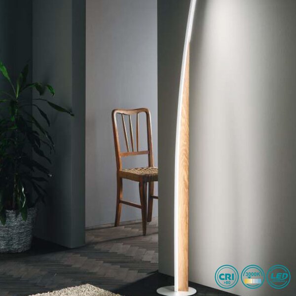 Φωτιστικό Δαπέδου Fabas Luce Cordoba 3697-10-102 Λευκό