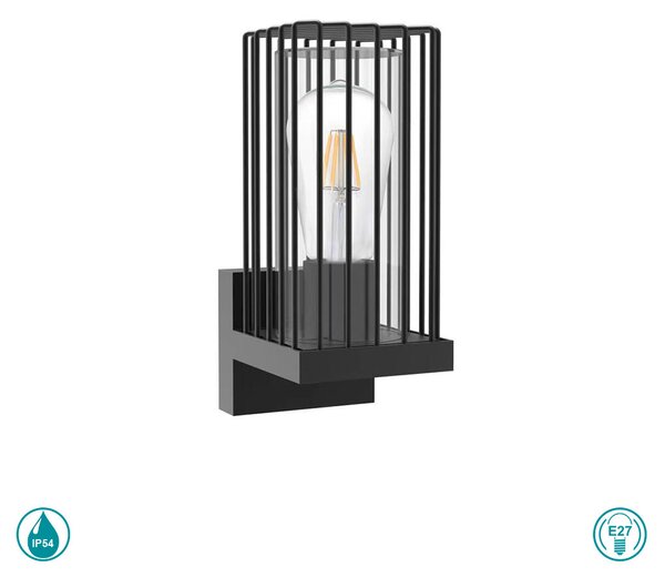 Απλίκα Εξωτερικού Χώρου Sun Light Celda CELDA-1W Σκούρο Γκρι