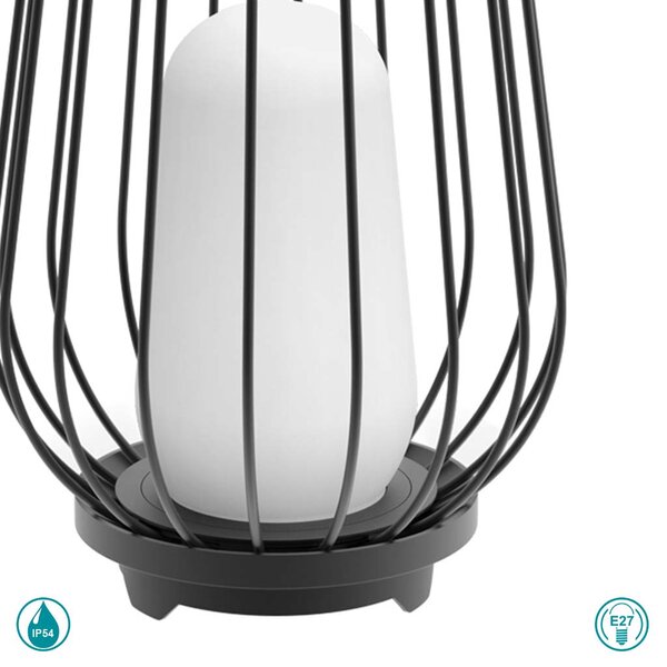 Λάμπα Δαπέδου Εξωτερικού Χώρου Sun Light Korb KORB-300 Σκούρο Γκρι