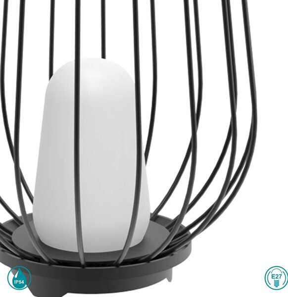 Λάμπα Δαπέδου Εξωτερικού Χώρου Sun Light Korb KORB-500 Σκούρο Γκρι