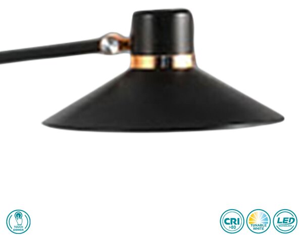 Φωτιστικό Επιτραπέζιο Fabas Luce Panaera 3675-30-101 Μαύρο