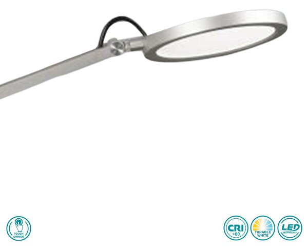 Φωτιστικό Επιτραπέζιο Fabas Luce Regina 3551-30-212 Αλουμίνιο