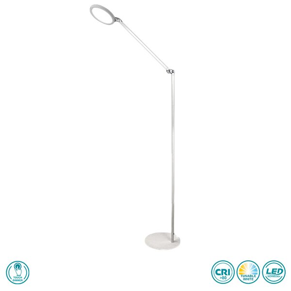 Φωτιστικό Δαπέδου Fabas Luce Regina 3551-11-102 Λευκό