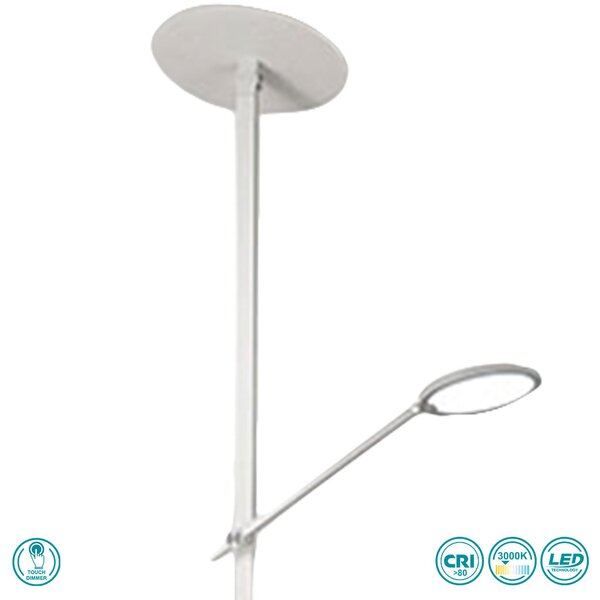 Φωτιστικό Δαπέδου Fabas Luce Regina 3551-10-102 Λευκό