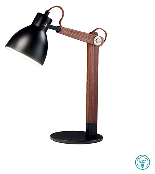 Φωτιστικό Επιτραπέζιο Fabas Luce Sveva 3644-30-101 Μαύρο