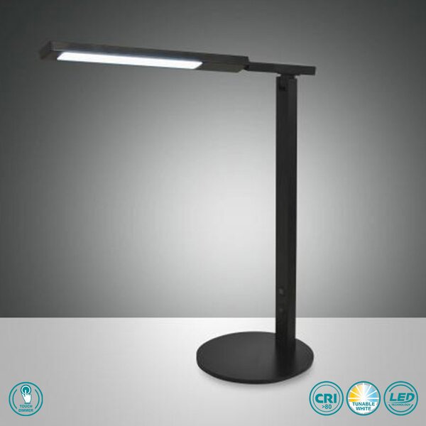 Φωτιστικό Επιτραπέζιο Fabas Luce Ideal 3550-30-101 Μαύρο