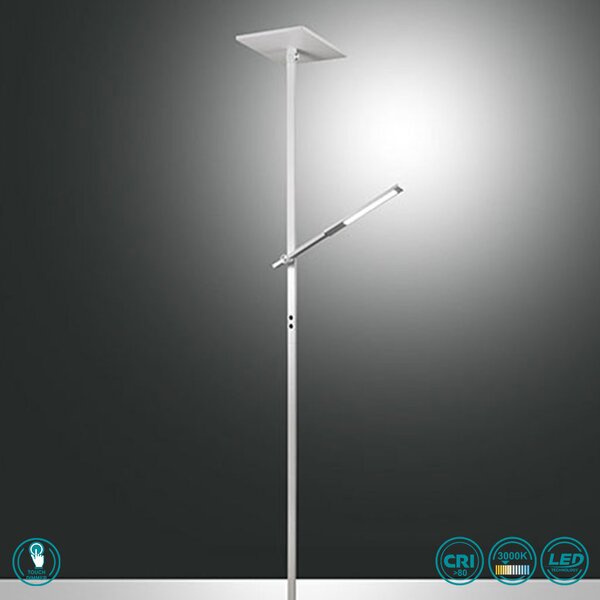 Φωτιστικό Δαπέδου Fabas Luce Ideal 3550-10-102 Λευκό