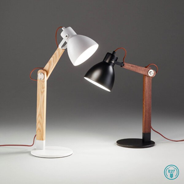 Φωτιστικό Επιτραπέζιο Fabas Luce Sveva 3644-30-101 Μαύρο