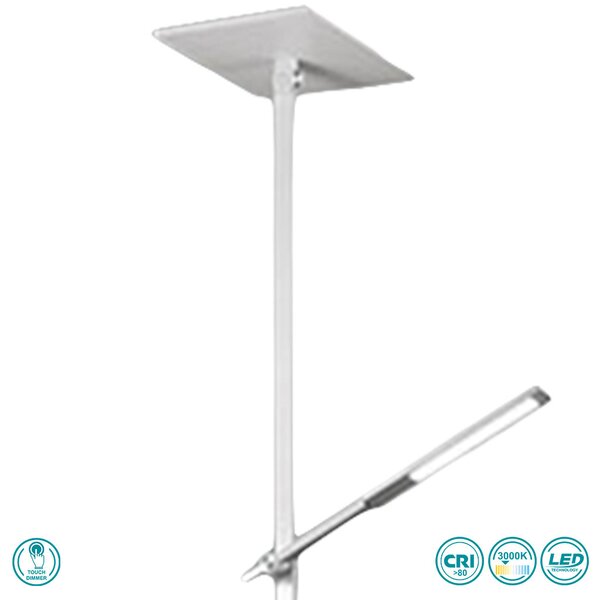 Φωτιστικό Δαπέδου Fabas Luce Ideal 3550-10-102 Λευκό