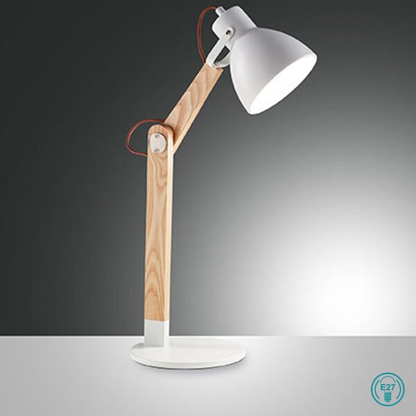 Φωτιστικό Επιτραπέζιο Fabas Luce Sveva 3644-30-102 Λευκό