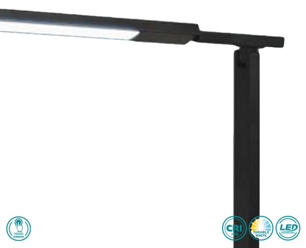 Φωτιστικό Επιτραπέζιο Fabas Luce Ideal 3550-30-101 Μαύρο