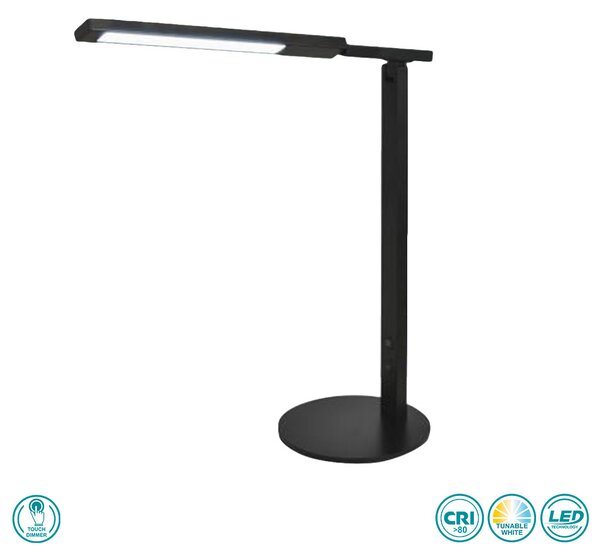 Φωτιστικό Επιτραπέζιο Fabas Luce Ideal 3550-30-101 Μαύρο