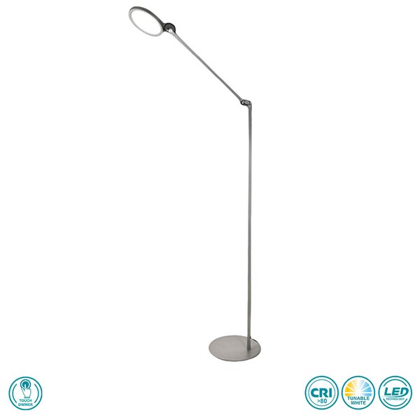 Φωτιστικό Δαπέδου Fabas Luce Regina 3551-11-212 Αλουμίνιο