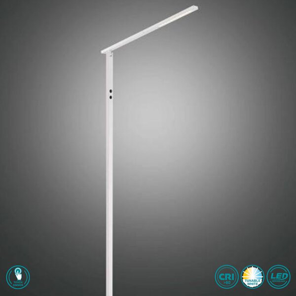 Φωτιστικό Δαπέδου Fabas Luce Ideal 3550-11-102 Λευκό