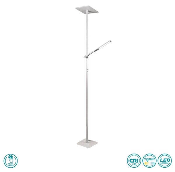 Φωτιστικό Δαπέδου Fabas Luce Ideal 3550-10-102 Λευκό
