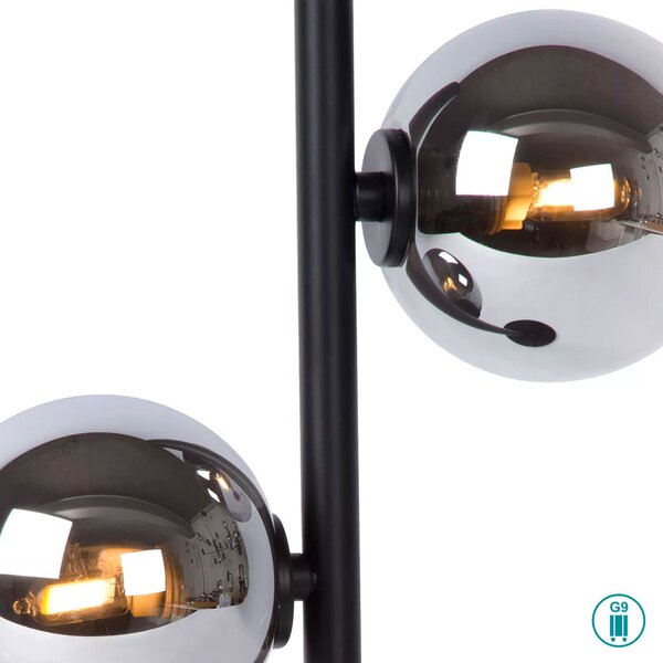 Φωτιστικό Επιτραπέζιο Lucide Tycho 45574-02-30 Μαύρο
