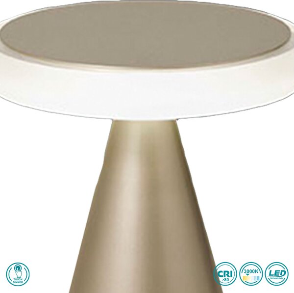 Πορτατίφ Fabas Luce Neutra 3386-34-225 Χρυσό Ματ