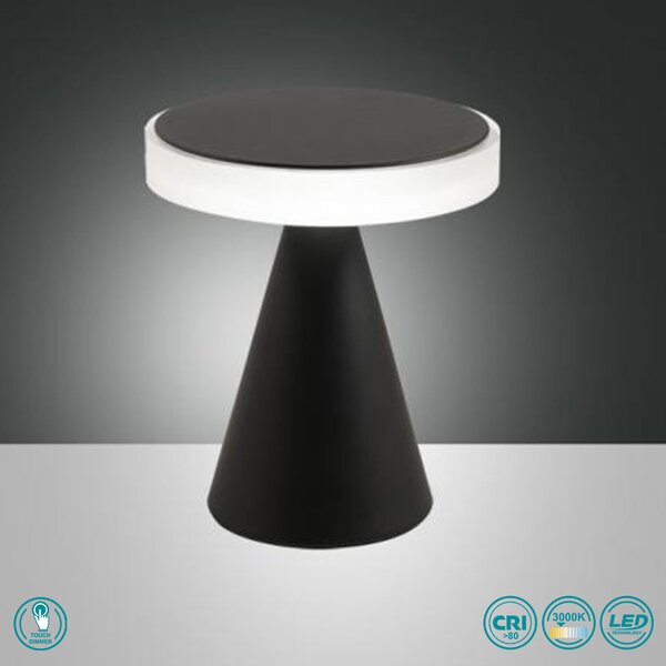 Πορτατίφ Fabas Luce Neutra 3386-34-101 Μαύρο Ματ