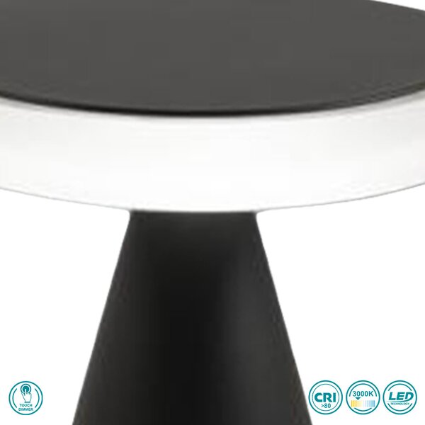 Πορτατίφ Fabas Luce Neutra 3386-34-101 Μαύρο Ματ