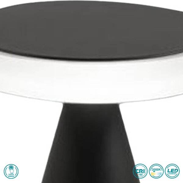 Πορτατίφ Fabas Luce Neutra 3386-35-101 Μαύρο Ματ