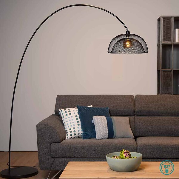 Φωτιστικό Δαπέδου Lucide Mesh 30773-01-30 Μαύρο