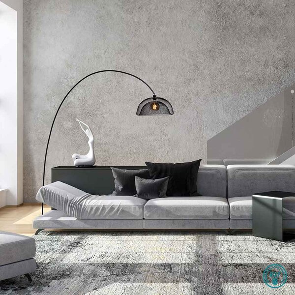 Φωτιστικό Δαπέδου Lucide Mesh 30773-01-30 Μαύρο