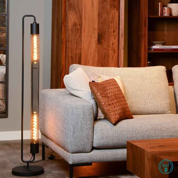 Φωτιστικό Δαπέδου Lucide Calixt 05733-02-30 Μαύρο